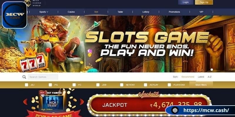 Giải trí đặc sắc với slot game